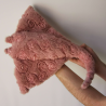 Peluche raie manta roses vieux rose