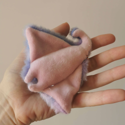 Mini porte-clé Raie manta bubblegum