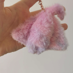 Mini porte-clé Raie manta bubblegum