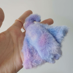 Mini porte-clé Raie manta bubblegum